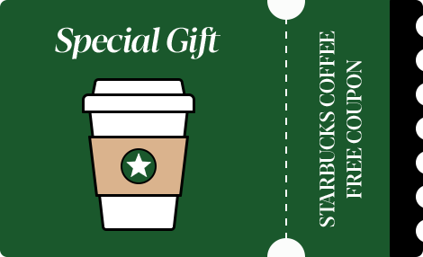 Special Gift : STARBUCKS COFFEE FREE COUPON
